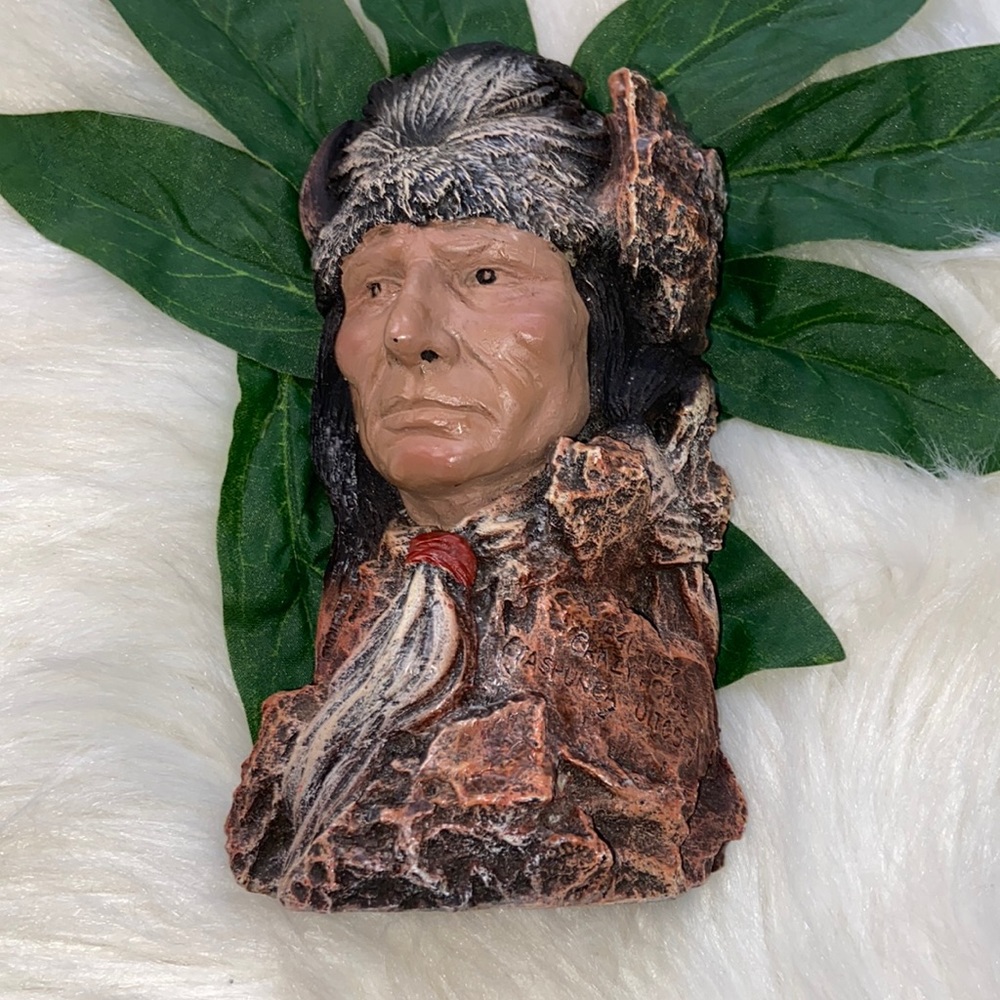 CRAZY HORSE Bust 1841 - 1877, Chief, Indian, Native American,(Tashunca - Uitco)